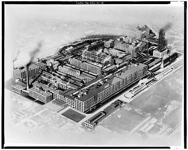 Hamtramck Plant Photos Aerial Views 1920's 1950's