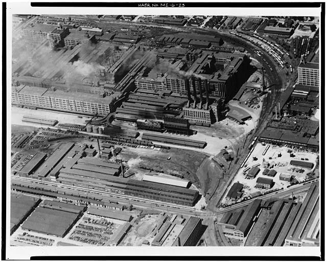 Hamtramck Plant Photos Aerial Views 1920's 1950's