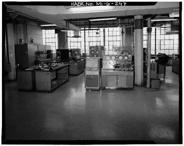 Dodge Hamtramck Plant WAREHOUSE BUILDING, EIGHTH FLOOR, LAB, 1980