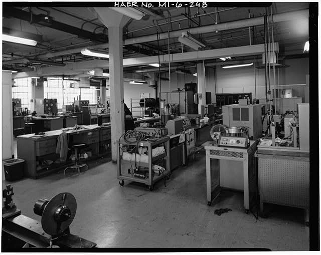 Dodge Hamtramck Plant WAREHOUSE BUILDING, EIGHTH FLOOR, LAB, 1980 